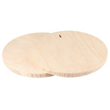 MUKLEI 4 Pack 12 Inch Round Wood Plaque, 3/4 Inch Thick Unfinished Wooden Circle Plaque Wooden Base for Craft Projects, Painting, Woodcarving, DIY Sign MUKLEI