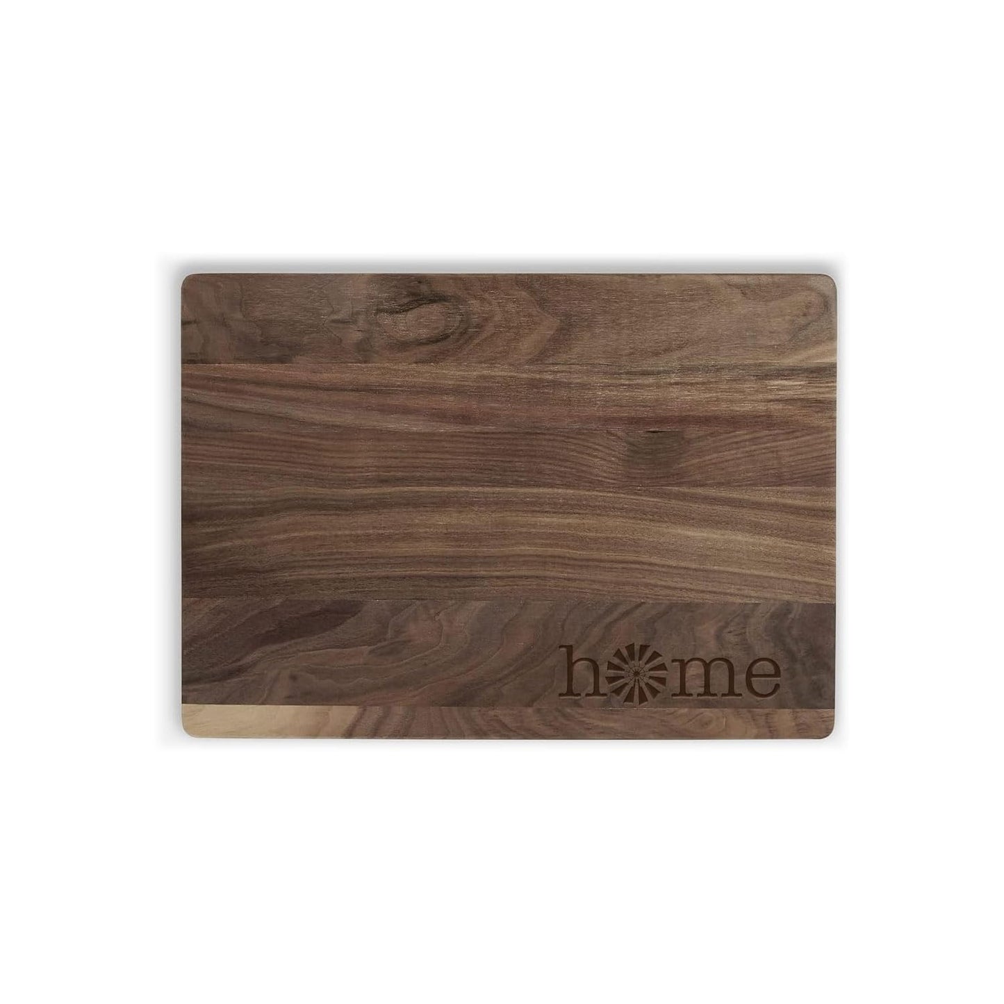 EMM Walnut Cutting Board, Engraved Personalized Chopping Boards for Meat, Vegetables, Fruits, Lightweight Kitchen Essentials, Gifting, Anniversaries, Housewarming - Home - WoodArtSupply