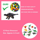 Dino Eggs Dig Kit, 12 Pack Dinosaur Eggs Excavation Science Experiments Kits for Kids 4-12, Easter Basket/Stocking Stuffers, Toys for 3+ 4 5 6 7 8 9 10 Year Old Boys Girl DIDUBUY
