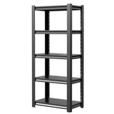 JHYKHG 63" H Storage Shelves,5-Tier Heavy Duty Garage Shelving,Adjustable Shelving Unit,Metal Shelf,Boltless Assembly Rack for Warehouse,Shed,2,500 lb Load,16 x 24 x 63 Inches,Black JHYKFG