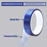 HSDCO 4 Rolls Heat Tape for Sublimation, Heat Resistant Tape for Heat Transfer Sublimation Press, 20mm x 33m(108ft) No Residue Heat Transfer Tape (Blue) HSDCO
