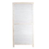 Creative Co-Op Mango Wood and Cane Curio Cabinet with 3 Shelves and 2 Doors, Natural Creative Co-Op