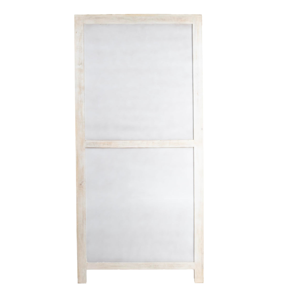 Creative Co-Op Mango Wood and Cane Curio Cabinet with 3 Shelves and 2 Doors, Natural Creative Co-Op