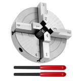 Nakkaa 4 Inch Precision Self Centering Woodturning Lathe Chuck Set 4 Jaw Self Centering Lathe Chuck Thread 1 x 8TPI Nakkaa