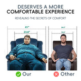 Caberryne Leather Recliner Sofa Set,Leather Living Room Furniture Set with Storage Console/Cup Holders,Reclining Sofa Set for House/Home Theater(Sofa&Loveseat 2 Pieces，White) Caberryne