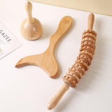 AKPC+ Wood Therapy Massage Set, 3 in-1 Professional Maderoterapia Kit, Lymphatic Drainage Massager, Body Sculpting, Anti-Cellulite. WoodArtSupply