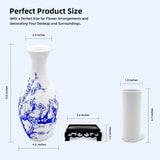 3D Puzzles Vase for Adults, 160 Pieces Puzzle Flower Vase for Home and Office Decor, DIY 4D Jigsaw Vase Arts and Crafts for Kids, Unique Housewarming Gifts for Moms YIZHOR