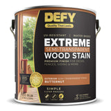 DEFY Extreme 1 Gallon Semi-Transparent Exterior Wood Stain, Butternut DEFY