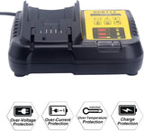 DCB112 Replacement Battery Charger for 20V Charger DCB101 DCB105 DCB115 DCB107,Compatible with 12V&20V/60V MAX Lithium-Ion Batteries DCB206 DCB204 DCB230 DCB240 DCB120 DCB126 DCB612 DCB609 DCB606 Gonocop