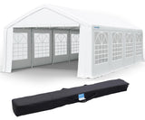 Quictent Premium 10x30 Party Tent Heavy Duty Outdoor Gazebo White Event Shelter Wedding Canopy Tent for Parties Carport BBQ with Removable Sidewall Windows & Storage Bags Quictent