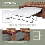 American Furniture Classics 4-Piece Sierra Lodge Sleeper Sofa American Furniture Classics