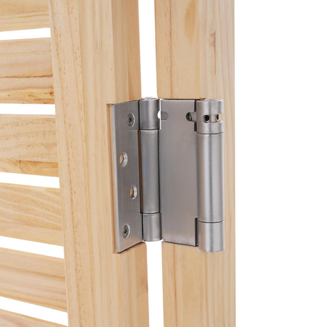 Undercat Swinging Door Cafe Door, Solid Wood Partition Door, Two-Way Saloon Doors, Half-Waist Dividing Doors for Hallway Porch Kitchen Bar Pub Entrance Partition, 35.43 * 35.43 in, Wood Color Undercat