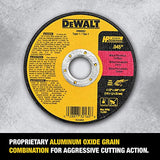 DEWALT Cutting Wheel, General Purpose Metal Cutting, 4-1/2-Inch, 5-Pack (DW8062B5) DEWALT