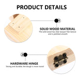 DOITOOL Wood Tortilla Press Dumpling Skin Maker Presser, Wood Dough Presser Traditional Tortilla Sope Maker, Heavy Duty Corn Tortilla Machine DOITOOL