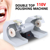110V Polishing Machine Dental Polishing Lathe Table Polishing Grinder Laboratory Equipment Polishing Machine 3000Rpm for Jewelry Making, Woodworking, Dental, Handmade DIY PalaUha