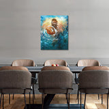 TUMOVO Paint by Number for Adults Jesus Paint by Numbers Christ Religion Paint by Number Kits Adult Paint by Numbers Blue Ocean Bible Oil Painting Paint-by-Number Kits, 16"x20", Frameless TUMOVO
