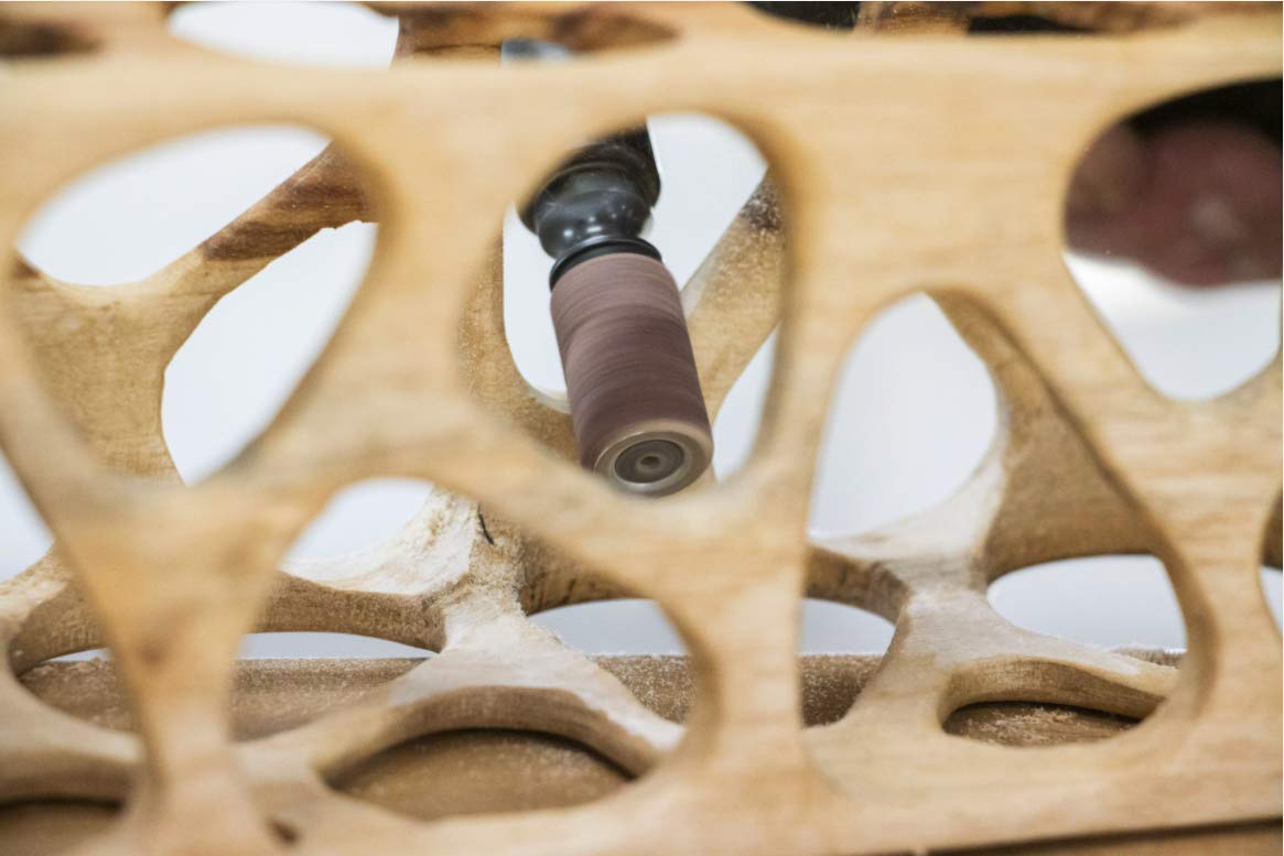 Arbortech Precision Carving System - 3 Piece Precision Power Carving Attachment Set for Woodworkers Featuring Mini Ball Gouge - PCS.FG.1000.20 Arbortech