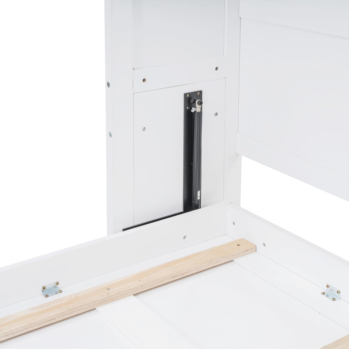 Harper & Bright Designs Full Size Murphy Bed with Top Cabinets,Cabinet Full Bed with Storage,Wooden Foldable Wall Bed Frame for Home Office Studio, White Harper & Bright Designs