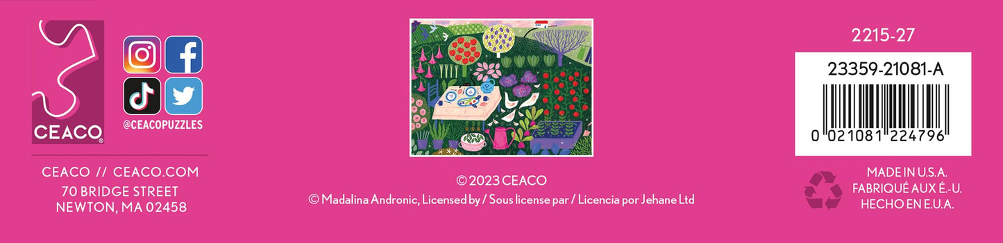 Ceaco - Lunch in The Garden - 300 Oversized Piece Jigsaw Puzzle