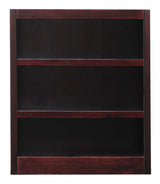 Midas Cherry Finish Three-Shelf Bookcase by Concepts In Wood Concepts In Wood