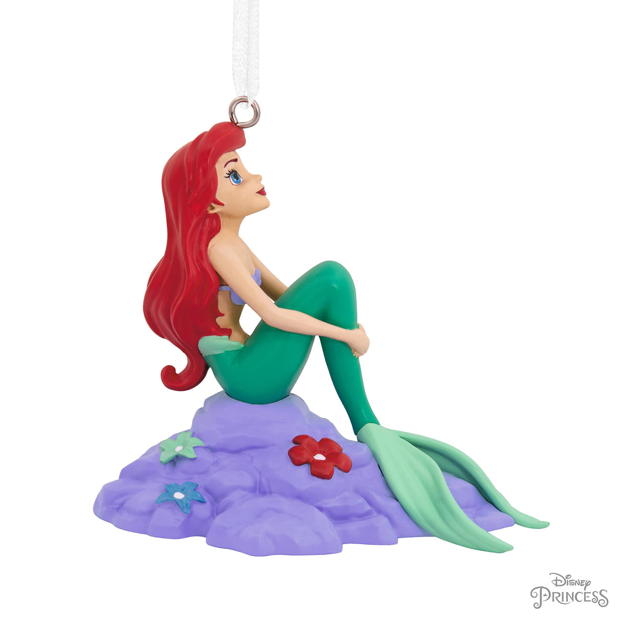 Hallmark Disney The Little Mermaid Ariel on Rock Resin Christmas Ornament Hallmark