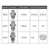 Okuyonic Cordless Brushless Rivet Hand Tool, 360W Maximum Output Power Simple Brushless Cordless Rivet Gun 2.4?4.8mm Automatic Riveter for Office Building Okuyonic