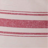 Lush Decor Throw Blanket Farmhouse Stripe, 60" x 50", Red Lush Decor