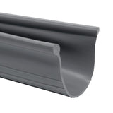 Garage Door Weather Seal - Bottom Seal Bead Type - Grey Vinyl (16') Earthtec