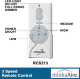 MINKA-AIRE F843-DK, Wave, 52 Inch Ceiling Fan with Remote Control, Brown Distressed Koa MINKA-AIRE