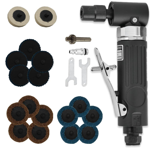 1/4 Inch Angle Air Die Grinder Pcs Sanding Discs 1Pcs 1/4 Inch Collet ...