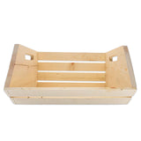 Wilson Wood Unfinished Large Stackable Openfront Pine Crate for Storage and Decoration at Home, Office, Kitchen, Bedroom, and Retail (17.8" x 16" x 9.5") (Set of 3) Wilson