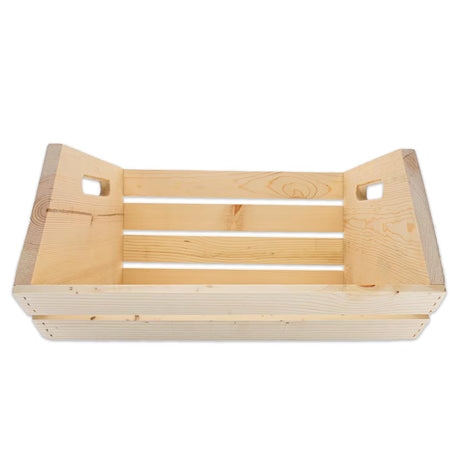 Wilson Wood Unfinished Large Stackable Openfront Pine Crate for Storage and Decoration at Home, Office, Kitchen, Bedroom, and Retail (17.8" x 16" x 9.5") (Set of 3) Wilson