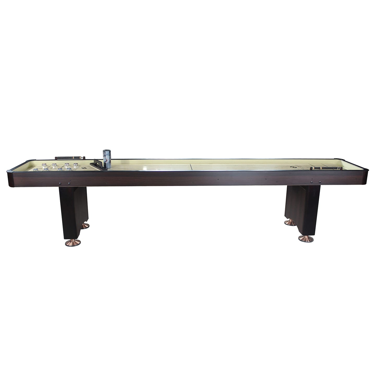 Playcraft Woodbridge 9' Espresso Shuffleboard Table - WoodArtSupply