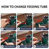 Electric Cigarette Rolling Machine Automatic Roller Maker Portable Household Auto Cigarette Injector Machine 3 in 1 for King/Regular Slim 100s Size Cigarettes Pre Roll Cones (Gray) JOUGE