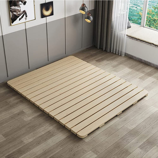 LOBOTOU Breathable Moisture-Proof Solid Wood Tatami Mat and Floor Futon Mattress - WoodArtSupply