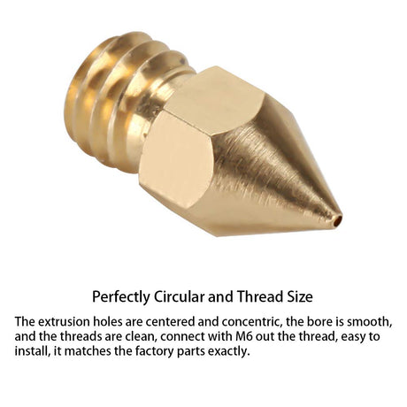 ACMYCH 30PCS 0.6mm 3D Printer Extruder Nozzles for Anet A8 Makerbot MK8 Creality CR-10 S4 S5 Ender 3 3Pro 5 ACMYCH