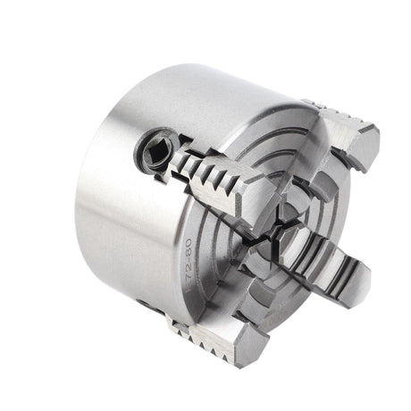 4-Jaw Metal Lathe Chuck, 4 Jaw Lathe Chuck Turning Machine Independent & Reversible Jaw 3 inch 4-Jaw Chuck Yanmis
