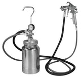 Astro 2PG8S 2 Quart Pressure Pot with Silver Gun and Hose Astro Pneumatic Tool