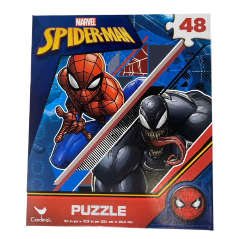 3 Pk. Marvel Spider-Man 48 Piece Jigsaw Puzzle (Assorted Designs) Cardinal