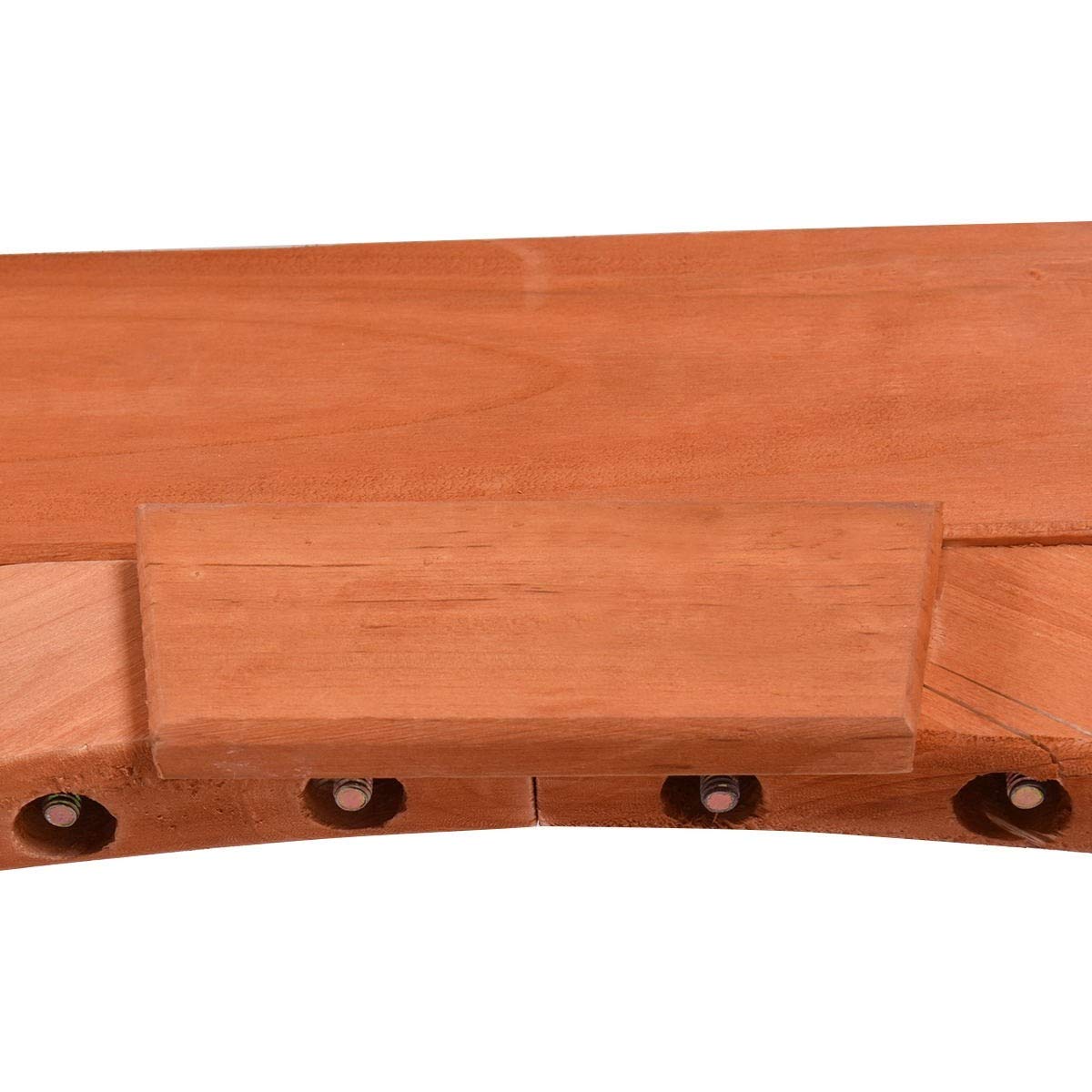 EnjoyShop Premium Outdoor Wooden Cedar Arbor Arch Pergola Trellis Wood Garden Yard Lattice EnjoyShop