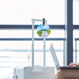 Framendino, 10 Pack Sublimation Blanks Round Luggage Tags with Strap MDF Heat Transfer Double Sided DIY Framendino