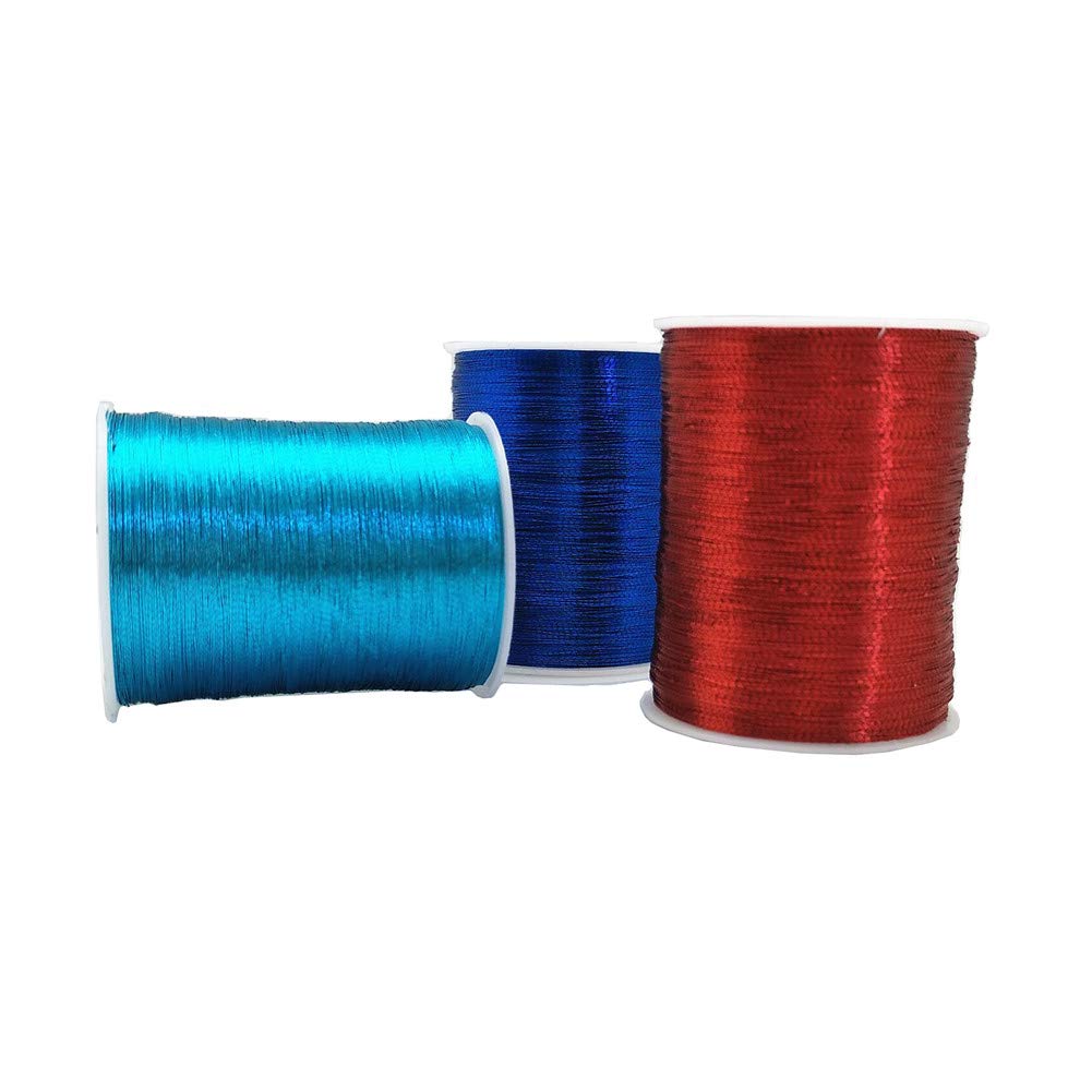 YEQIN 20 spools Metallic Thread Embroidery Thread Sewing Thread Set (Each Spool 60 metres) YEQIN