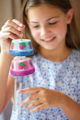 4M Make A Wind Chime Kit - Arts & Crafts DIY Kit - Set of 6 4M