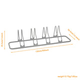 CyclingDeal Bicycle Floor Parking Rack Stand - for Mountain MTB Road Bike - Indoor Home Garage Storage - Classic 4 Bikes CyclingDeal