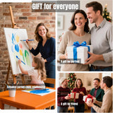 TINDAY Wolf Paint by Numbers Kit for Adults Paint by Numbers for Adults Beginner Painting by Number Kits for Adult on Canvas Acrylic Painting Home Decor Wall Decor Prefect for Gift 16x20 in TINDAY