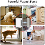 Jiayi Adhesive Magnetic Cabinet Door Catches 4 Pack Cabinet Door Magnet White Magnet Catch Cupboard Magnetic Catches Stainless Steel Kitchen Magnetic Latch for Drawer Wardrobe Closet Door Closing Jiayi