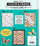 Color & Frame - Nature (Adult Coloring Book) New Seasons