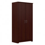 Bush Furniture Cabot Kitchen Pantry Cabinet with Doors, Tall, Harvest Cherry Bush Business Furniture