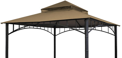 SCOCANOPY Replacement roof for Target Madaga Gazebo Model L-GZ136PST,(Khaki)
