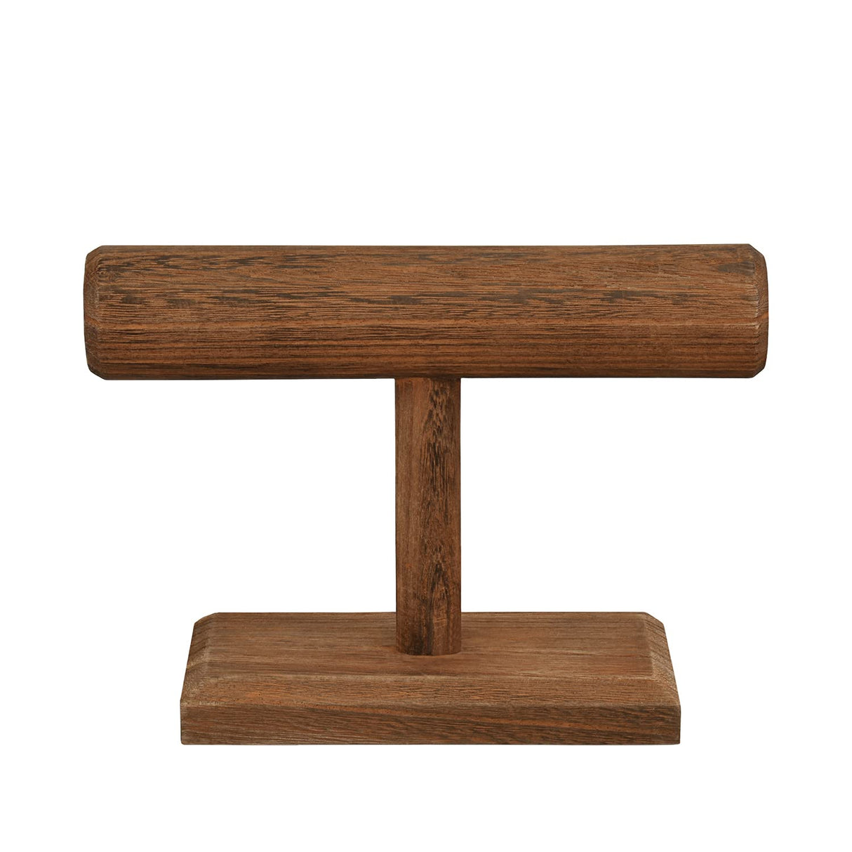 MOOCA 2 Pcs Wooden Jewelry Display Stand, Bracelet Watch Holder Display for Store, 7.9 W x 2.9 D x 5.5 H in, Brown Color MOOCA